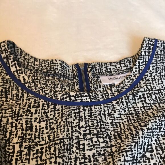 Motherhood Maternity Black & White Blouse - Size M - Picture 6 of 12